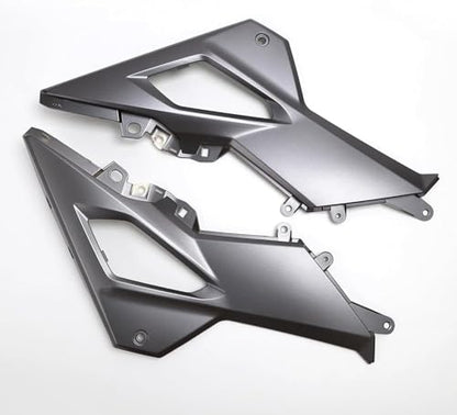 Mokuo Motorcycle Satin Light Gray ABS Bodywork Side Cover Fit For Honda Grom Msx125 SF 2016-2020 Fairings Kit Parts - style: Side Cover