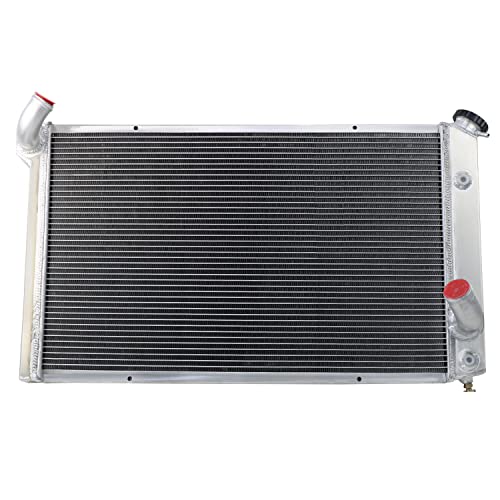 Aluminum 4 Rows Core Radiator For 1973-1976 74 75 Chevy Corvette C3 Base Stingray 5.7L 7.4L V8