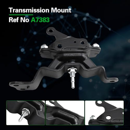 Engine Motor Mount Compatible with Murano 2015-2024 & JX35 2013 - size: A4355HY A4365HY A7381 A4371HY A7386 A7383