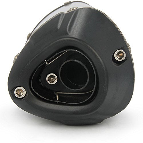 Universal 1.5" Inlet Exhaust Muffler With Removable DB Killer Slip On Dirt Street Bike Motorcycle Scooter - Carbon Fiber Color