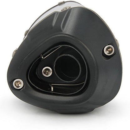 Universal 1.5" Inlet Exhaust Muffler With Removable DB Killer Slip On Dirt Street Bike Motorcycle Scooter - Carbon Fiber Color