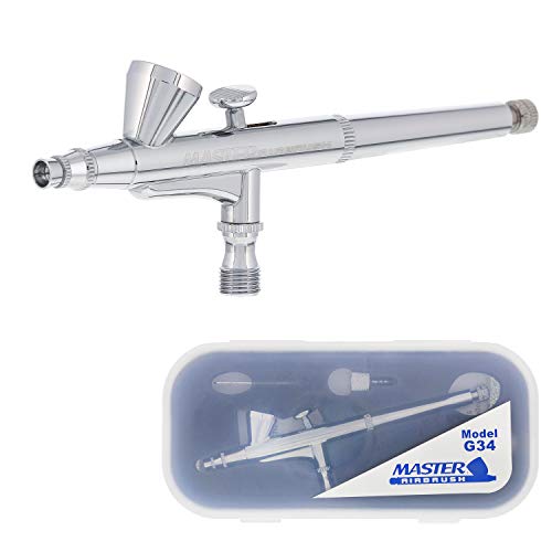 Master Airbrush Model G34 Multi-Purpose Dual-Action Gravity Feed Airbrush