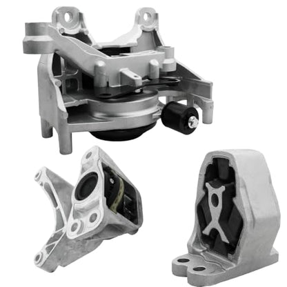 112206RC1C Engine Motor & Transmission Mount Kit Fit Nissan Rogue 1.5 2023 2021 2022 2024 (FWD ONLY), Motor Mount Trans Mount Kit w/Torque Strut Mount Replaces 112206RC1A 113606RC0B
