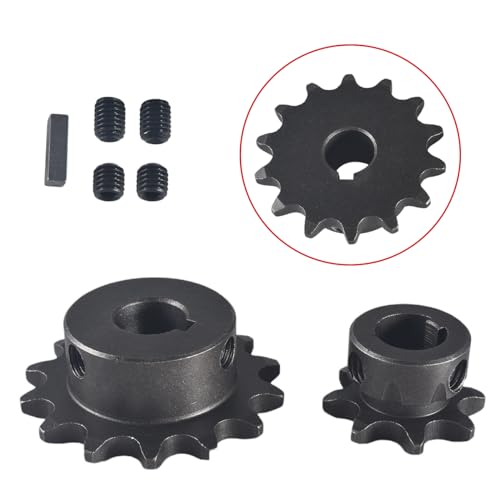 Jackshaft Sprockets with UCFL203 Pillow Block Bearings Go Kart Minibike Complete Jackshaft Kit 5/8" X 16" 40/41/420 Chain - size: 5/8" X 16"