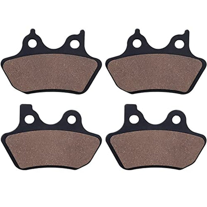 Front & Rear Brake Pads for Harley Davidson Heritage Softail - style: semi-metal
