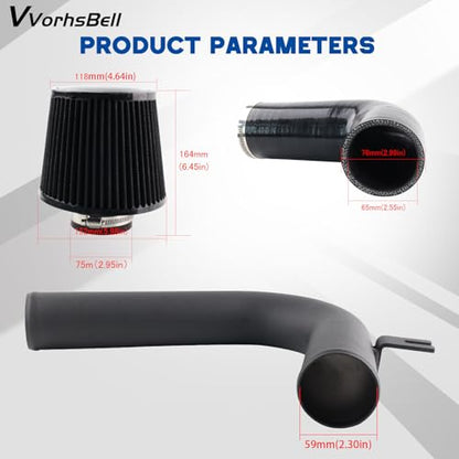 Cold Air Intake for VW Golf GTI/MK7/MK7.5 （EA211）1.2/1.4T TSI - size: 13-18 MK7I/MK7.5/Audi A3 Q3 EA211 1.2/1.4T