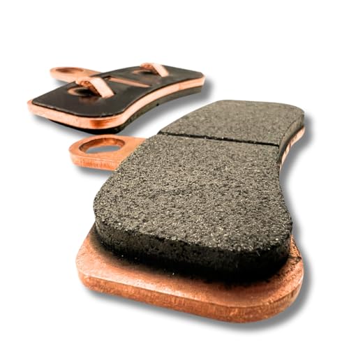 JSA 457 HH Motorcycle Brake Pads, fits for Harley Davidson Motorcycles, Organic, Front Brake Pad, Copper Plate, Excelent Heat Dissipation.