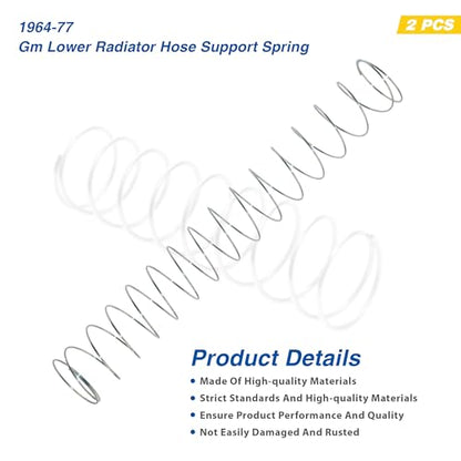 Radiator Springs 1964-77 GM Lower Radiator Hose Support Springs (2PCS)