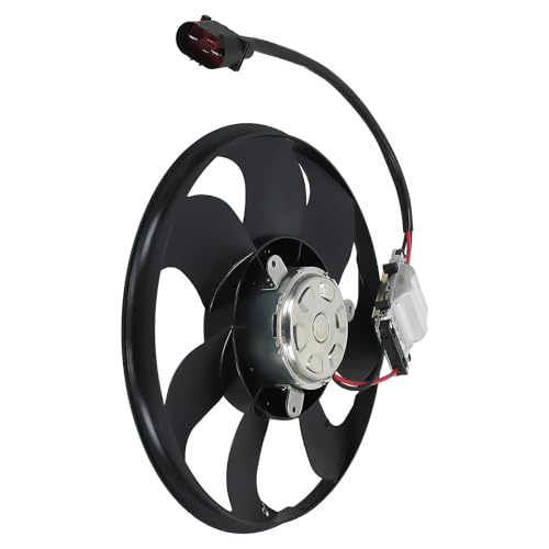 maXpeedingrods Right Passenger Side Electric Cooling Fan w/Module Fits for Audi S4 2010-2012, for Audi S5 2008-2012, 8K0959455E A0028A0114 - size: 8K0959455E