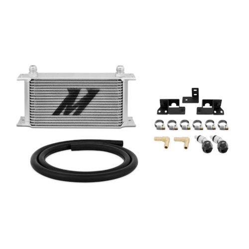 Mishimoto MMTC-WRA-07 Transmission Cooler Fits Jeep Wrangler JK 2007-2017 Silver - color: Silver