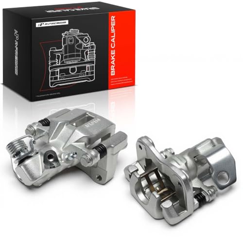 A-Premium Rear Left and Right Side Disc Brake Caliper With Bracket - style: Rear Driver and Passenger Side