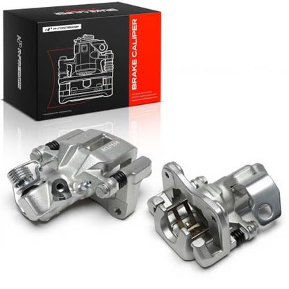 A-Premium Rear Left and Right Side Disc Brake Caliper With Bracket - style: Rear Driver and Passenger Side
