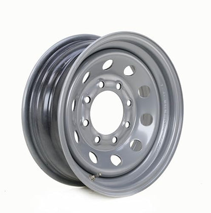 Free Country Trailer Tire Wheel ST225/90R16 14-Ply G 127L 8X6.5 Silver Mod - size: ST225/90R16