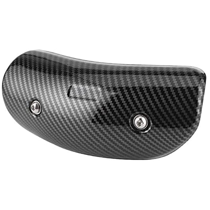DAGIJIRD Durable Motorcycle Exhaust Pipe Heat Shield Protector, Stainless Steel Exhaust Protective Heat Shield Cover