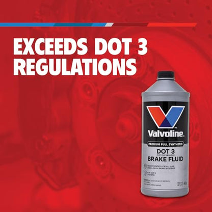 Valvoline DOT 3 Synthetic Brake Fluid, 32 oz - size: 32 fl oz