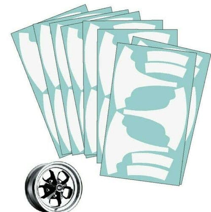 Replacement for Keystone Classic Wheel Paint Mask Stencil Kit 14" Rim (1 kit Does 5 Wheels)