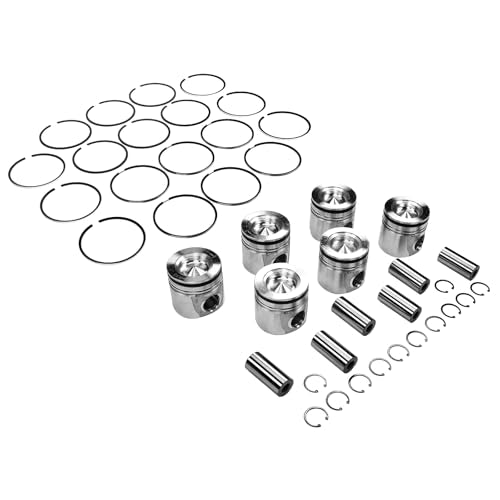 6-pack Piston Set 4955520 4955365 4376347 Replacement for 2007-2019 Dodge Ram 2500 3500 6.7L Cummins Diesel