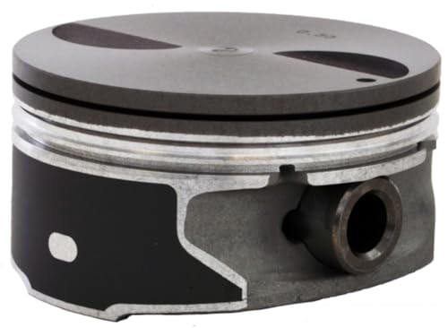 LowPricedAutoParts Set of 8 Flat Top Pistons for 07-10 GM/Chevrolet 6.2L/376 | .50mm (.020 Oversized) | 103.75mm Bore Diameter