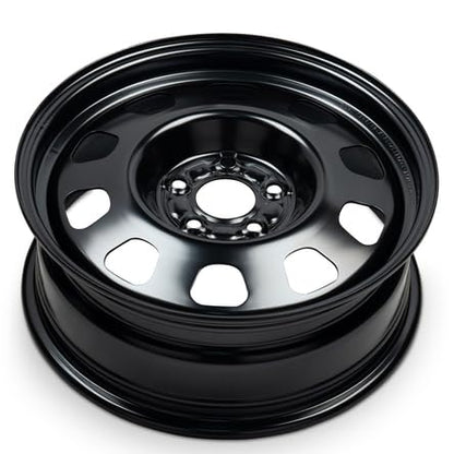 New OEM Replacement Wheel for 2008-2021 Kia Forte 17x6.5 inch Steel Rim Painted Black Fit 225/55R17 - size: 17x6.5 inch - Steel