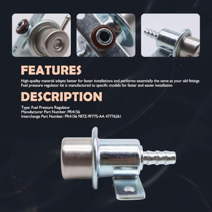 PR4156 Fuel Pressure Regulator Auto Parts Replace F87Z-9F775-AA - style: PR4156