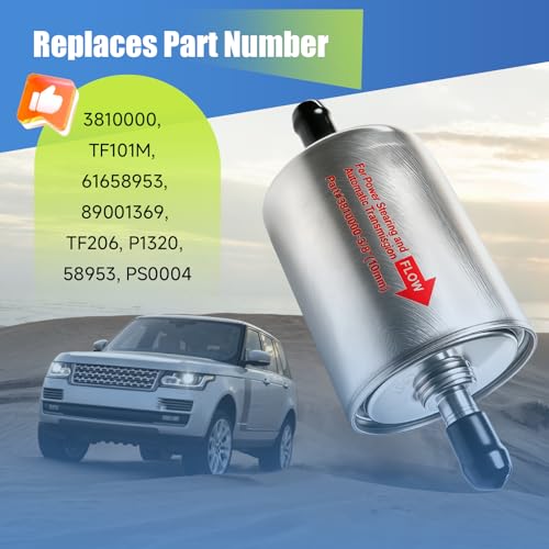 3/8" Magnetic Inline Transmission Power Steering Filter Universal