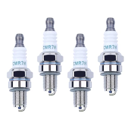 4 Pack CMR7H Spark Plugs, Spark Plug for Shindaiwa 3699-91867 Red Max 369991867, 506615101, 544260901, Sparkplug for Husqvarna 581362301 Stihl Redmax Blowers Brushcutters Trimmers Chain Saws - color: 4 Pack