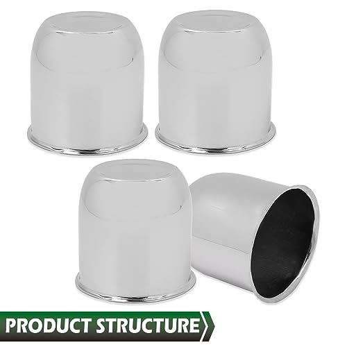 GRAND ORANGE Wheel Center Cap Fit 3 1/4", 3.25" Trailer Rims - color: Fit 3.25" Rims Center Bore (4 PCS)