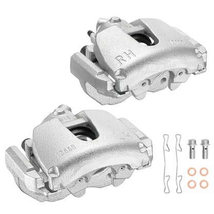 2PCS Front Brake Caliper Assembly for Mazda 3 2005-2006 2008-2013 - size: Front[19B2942B & 19B2943B]