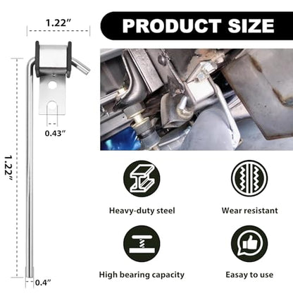 4-Pack 3/8" Rod 10" Long Universal Exhaust Hanger Kit - size: 4-Pack Universal Exhaust Hanger Kit