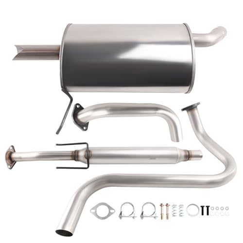 409 Stainless Steel Exhaust Resonator & Muffler Pipe - size: 2007-2012 Sentra 2.0L