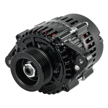 PHILTOP 70Amp Alternator Replacement for Mercruiser Engine Model 4.3L Efi 1999 Mpi 2001-2002 Model 350 Mag Mpi Ski High Output Alternators Replace 8460N 12V 70Amp CW 6-Groove Pulley - size: 8460N