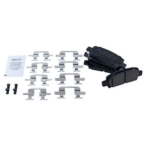 TRQ Front and Rear Brake Pad and Rotor Set Ceramic Vented Rotors - style: BKA11609