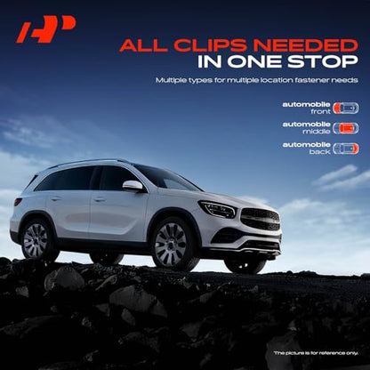 A-Premium 220PCS Fastener Retainer Clip Kit Compatible with Pontiac