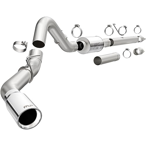 MagnaFlow Performance Cat-Back Exhaust System Kit 19577 - style: Single Passenger Side Rear 5in. Tip Diameter