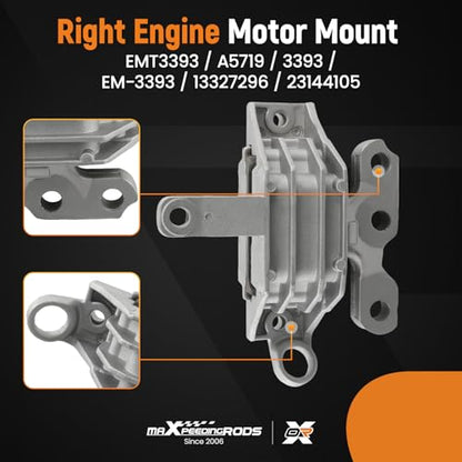 maXpeedingrods 4X Engine Motor & Trans Mount Kit for Chevrolet Malibu A5502 - style: EMT3196
