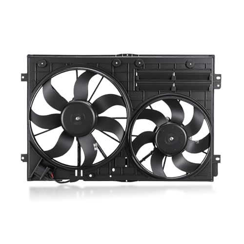 GEARLAST Radiator Fan Engine Fit for Volkswagen Jetta Tiguan Audi A3