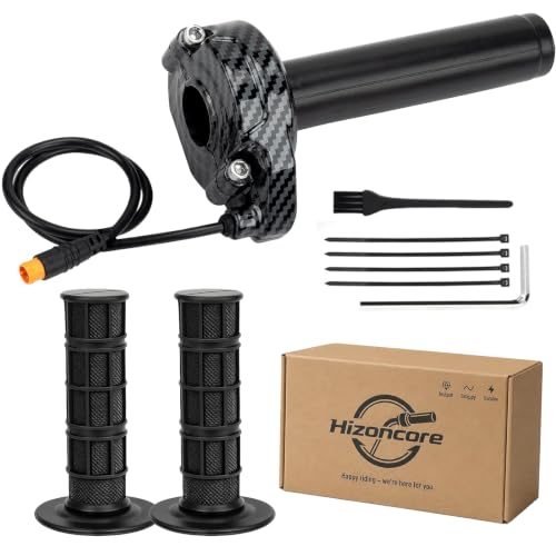 Full Twist Throttle for Macfox, Surron Throttle Grip for HappyRun Qlife - color: Charcoal