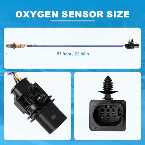 Nifeida 17321 8F9Z9F472J Oxygen Sensor Replacement O2 Sensor Compatible with Ford Expedition, Explorer, E-Series, F-Series, Flex, Focus, Mustang, Taurus, Transit, Lincoln MKC, MKS, MKT, Navigator - size: 17321