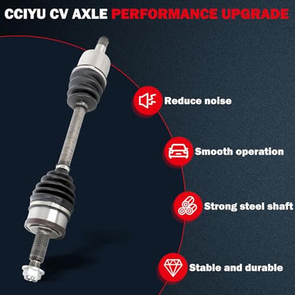 CCIYU CV Axle Shaft Assembly for Chrysler 300 2005-2023 & for Dodge - size: 17-5818