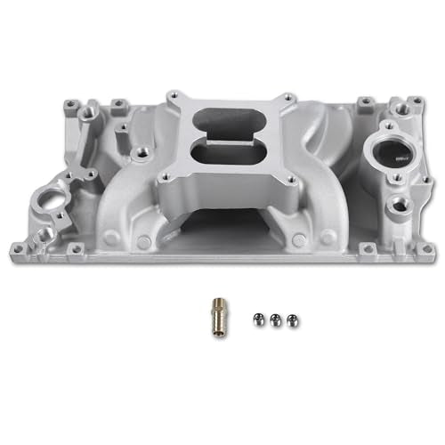 7516 52028 Air-Gap Vortec Intake Manifold for SBC 350 V8 Silver - size: A-2028 Silver