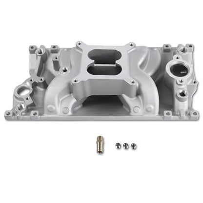 7516 52028 Air-Gap Vortec Intake Manifold for SBC 350 V8 Silver - size: A-2028 Silver