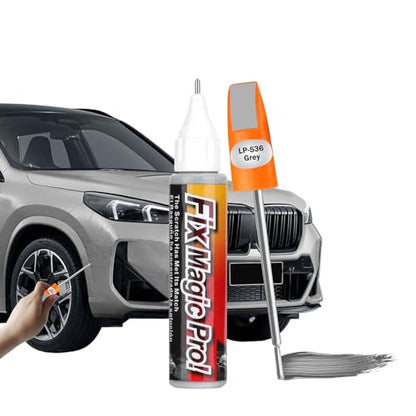 Touch Up Paint for Cars, Automotive Paint Scratch Repair, Two-In-One Car Touch Up Paint Fill Paint Pen, Car Accessories Scratch Remover Pen Universal for Scratch Repair Various Cars (Silver) - color: Silver
