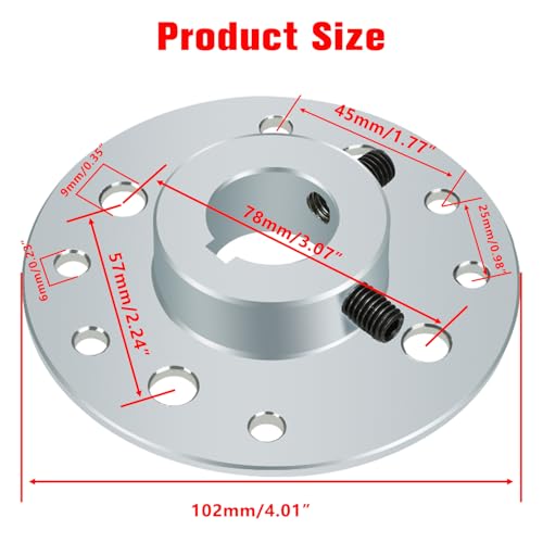 GREHUA Go Kart 40/41/420 Chain Sprocket 48 Tooth and Hub with 1" bore 1/4 Keyway Compatible with Predator 212cc 196cc 6.5HP GX160 GX200 Dune Buggy Drift Trike Heavy Duty Go Kart Cart Parts