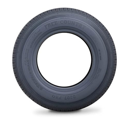Free Country Set 2 Premium Trailer Tires ST205/75R14 8PR LR D w/Scuff Guard - size: 205/75R14 8PR