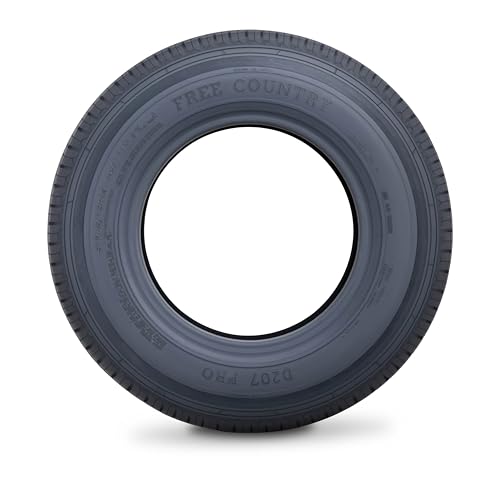 Free Country 4 Premium Trailer Tires ST205/75R14 8PR LRD 105N w/Scuff Guard - size: 205/75R14 8PR