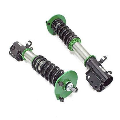 Rev9 R9-HS2-105 Hyper-Street II Coilover Suspension Lowering Kit, Mono-Tube Shock w/ 32 Click Rebound Setting, Full Length Adjustable, compatible with Mazda Protege (BJ) 1999-03