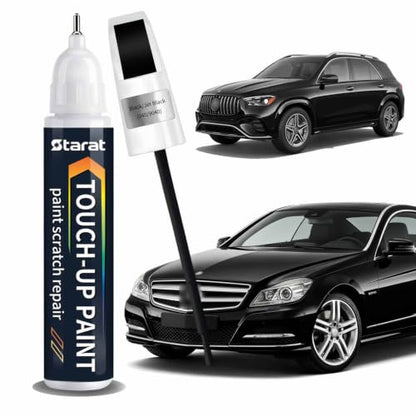 Black/Jet Black(040/9040) Touch Up Paint Pen for Mercedes Benz - color: Black/Jet Black (040/9040)