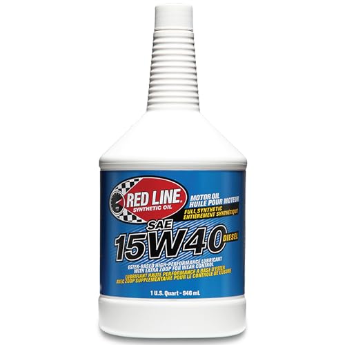 Red Line 21404 15W40 Synthetic Diesel Motor Oil - 1 Quart - size: Quart