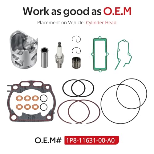 Top End Rubuild Kit STD 66.4mm Piston for Yamaha YZ250 YZ250X 2005-2024