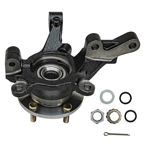 Detroit Axle - Front Steering Knuckles and Wheel Hub Bearings Lower Control - size: 4CU47797/4PC